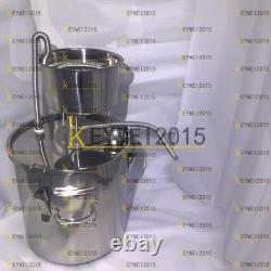 22L Moonshine Still Alcohol Wine Making Distillation Kit 304 Stainless Steel
