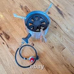 260K BTU Outdoor Propane Burner with 10 Burner Turkey Frying/Brewing/Distilling