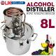 2gal/8l Copper Moonshine Ethanol Alcohol Water Distiller Still Stainless Boiler