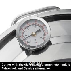 2Pots Home DIY Moonshine Still 5/8/10L Water Alcohol Distiller Boiler