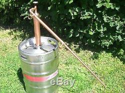 2column Ethanol Moonshine Whiskey, Copper Still Olympic Killer! Moonshine