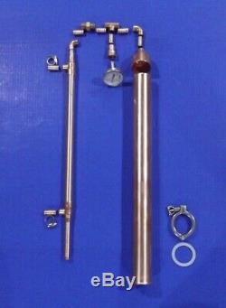 2copper Column, Ethanol, Moonshine, Whiskey, Still, Diy! Solder And Save