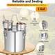 3/5/13.2gal Steel Water Alcohol Distiller 3 Pots Moonshine Still Distiller Hot