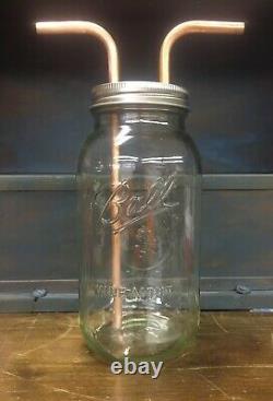 3/8 Mason Jar Thumper for Wide Mouth Half Gallon Mason Jar, Moonshine, Distill