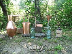 3 Gallon Copper Whiskey Still / Moonshine Still Distillery