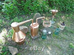 3 Gallon Copper Whiskey Still / Moonshine Still Distillery