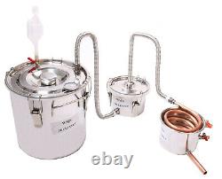 3 POTS Home Distiller Boiler Keg Moonshine Still Spirits Water Alcohol Oil Brew