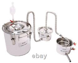 3 POTS Home Distiller Boiler Keg Moonshine Still Spirits Water Alcohol Oil Brew