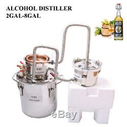 3 Pots 10-30L Home Moonshine Still Alcohol Whisky Distiller Essential Oil Water