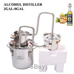 3 Pots 10-30L Home Moonshine Still Alcohol Whisky Distiller Essential Oil Water