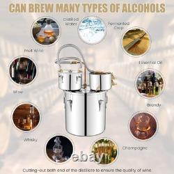 3 Pots 22L Stainless Steel Water Alcohol Distiller Moonshine Still Distiller
