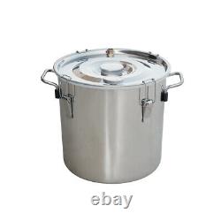 3 Pots 3 Gal Alcohol Distiller Moonshine Still Boiler 12L Stainless Steel Copper