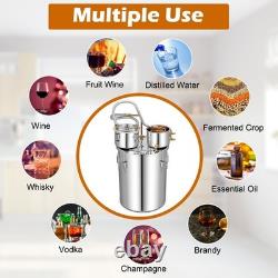3 Pots 38L Stainless Steel Water Alcohol Distiller Moonshine Still Distiller