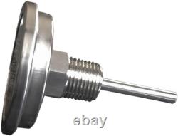 3 X 1/2 NPT Threaded Stainless Steel Thermometer Moonshine Still Condenser Bre