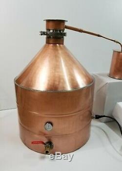 30 Gallon Copper Moonshine Whiskey COMPLETE DISTILLERS KIT by Vengeance Stills