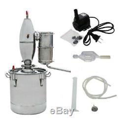 30 Liters Alcohol Distiller Home Brewing Kit Moonshine Still Wine Spirits Boiler