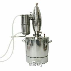 30 Liters Alcohol Distiller Home Brewing Kit Moonshine Still Wine Spirits Boiler