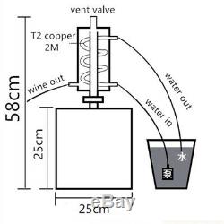 304 Stainless Steel Alcohol Distiller Moonshine Still Distiller/Distill Brandy