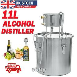 3Gal Moonshine Alcohol Distiller Still Spirits Water Copper Brewing 2Pots