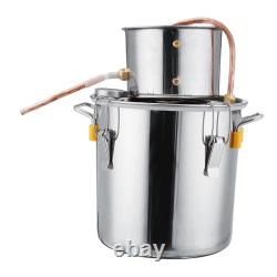5/8/10L Alcohol Distiller Beer Kit Moonshine Still Wine Boiler House DIY