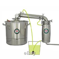 5/8GAL 30L Copper Distiller Moonshine Wine Water Alcohol Brewing Still Boiler