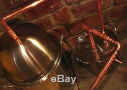 5 GALLON Steel Copper Pot Still Boiler & Thumper Distill Distillation Moonshine