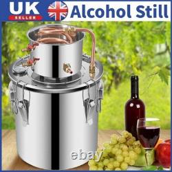 5 Gal 20L Copper Alcohol Moonshine Ethanol Still Spirits Boiler Water Distiller