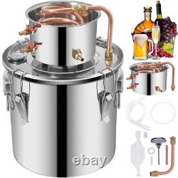 5 Gal 20l Moonshine Still Spirits Water Distiller 2 Pot Diy Home Brewing