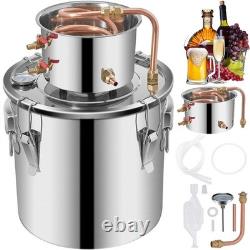 5 Gal 20l Moonshine Still Spirits Water Distiller 2 Pot Diy Home Brewing