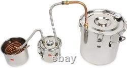 5 Gal 20l Moonshine Still Spirits Water Distiller 2 Pot Diy Home Brewing