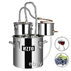 5 Gal 3 Pots Home Distiller Moonshine Alcohol Boiler Copper Home Brewing Kit