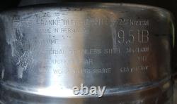 5 Gallon Barrel Stainless Steel Beer Keg Moonshine Still Franke Germany 2013
