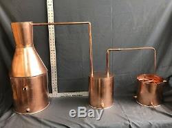 5 Gallon Copper Moonshine Still-Thumper and FlakeStand