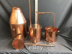 5 Gallon Copper Moonshine Still-Thumper and FlakeStand