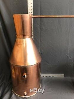 5 Gallon Copper Moonshine Still-Thumper and FlakeStand