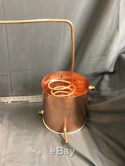 5 Gallon Copper Moonshine Still-Thumper and FlakeStand