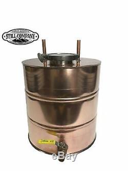5 Gallon Copper Moonshine Thumper Keg Doubler with 3 Fruit Port