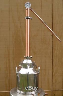 5 Gallon Moonshine Still with 2 Copper Reflux Column, Vodka E-85 Ethanol