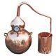 5 Gallon Pure Copper Alembic Still For Whiskey, Moonshine Essential Oils