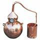 5 Gallon Pure Copper Alembic Still For Whiskey, Moonshine Essential Oils By