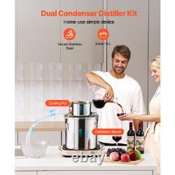5 Gallon Stainless Steel Alcohol Distiller Water Moonshine Still Brewing Kit
