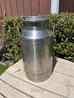 5 Gallon Stainless Steel Milk Can-moonshine Still -made In U. S. A