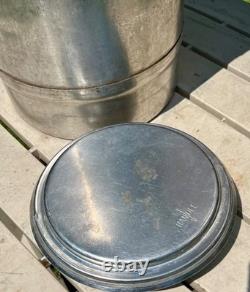 5 Gallon Stainless Steel Milk Can-moonshine Still -made In U. S. A