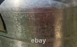 5 Gallon Stainless Steel Milk Can-moonshine Still -made In U. S. A