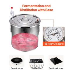 5 Gallon Stainless Steel Moonshine Still Alcohol Distillation Kit for Brewing