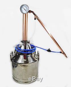 5 Gallon Still with 2 Copper Whiskey Column, Moonshine Still, withCcooling Kit