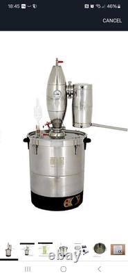 50L Moonshine Still Home Water Alcohol Distiller Wine Making Brew Kit RRP £485
