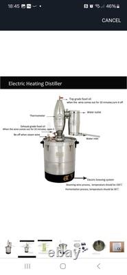 50L Moonshine Still Home Water Alcohol Distiller Wine Making Brew Kit RRP £485