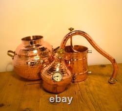5L Copper Alembic Still for Moonshine Gin Whisky Hydrosols Essential Oils