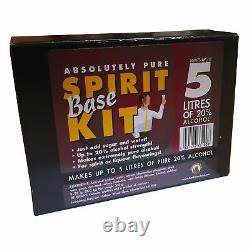 5x Alcotec Pure Spirit Kit 5L 20% High Alcohol Base Home Brew No Still Moonshine